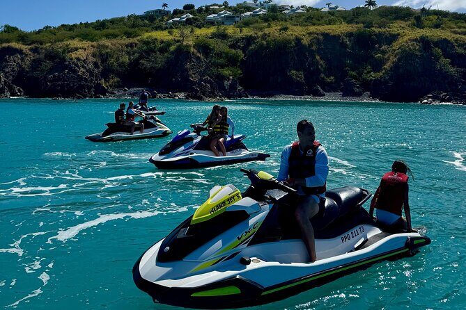 2 Hours Private Jet Ski Tour in Saint Martin with free passenger - Entering the ride: Anse Marcel launch and the private-group feel