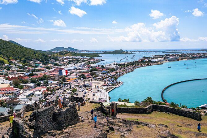 Adventure Island Tour - Simpson Bay Marina and Harold Jack Hill Views