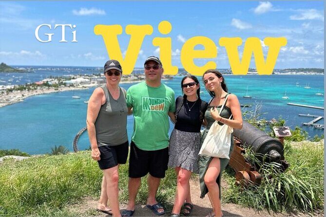 All In One Island Tour of St. Martin | St. Maarten - Marigot and Fort Luis: French streets, markets, and a 360° look