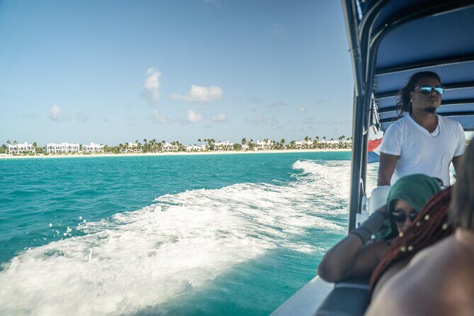 Anguilla Getaway Cruise - Beach-hopping Stop 1: Sandy Island for quick sand, quick swimming