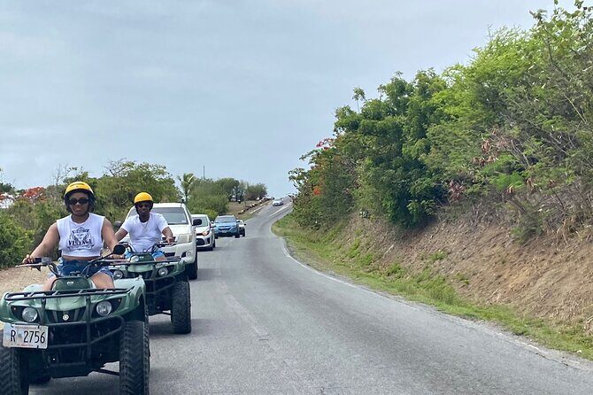 ATV and Boogie Guided Tour in Sint Maarten - The morning start near Great Bay: less stress, more road time