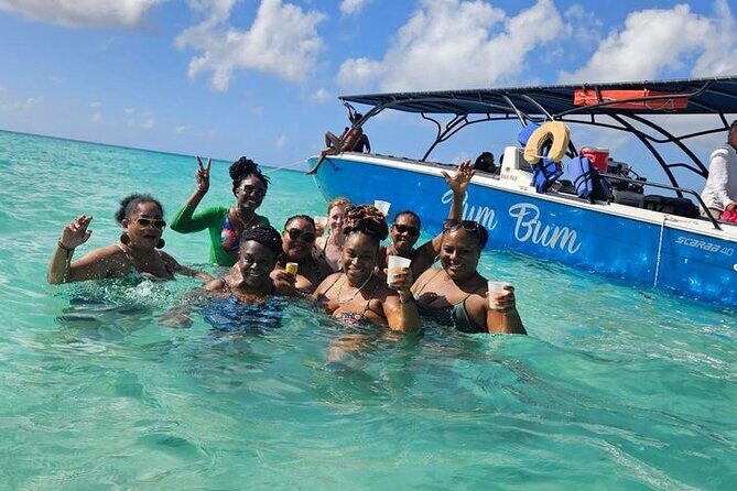 Cristal Speed boat, Snorkeling, Beach Tour & Lunch St Maarten - Pinel Island beach time: a real rest break with lunch