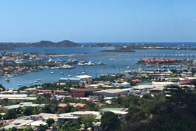 Fabulous Dutch and French Tour - Harold Jack Hill and Simpson Bay: lookout plus boats plus snacks energy
