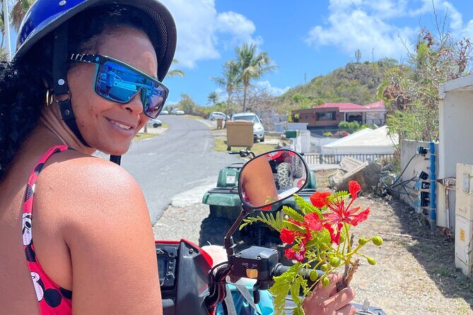 For cruise passengers: Guided ATV Tour of Dutch & French St. Maarten - Iguana feeding and quick wildlife moments