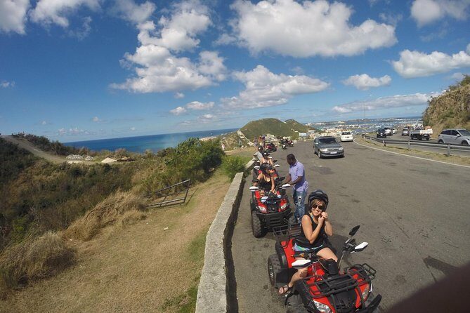 For hotel guests: Guided ATV Tour Dutch/French St. Maarten - Highlights & Beach - Key Highlights at a Glance