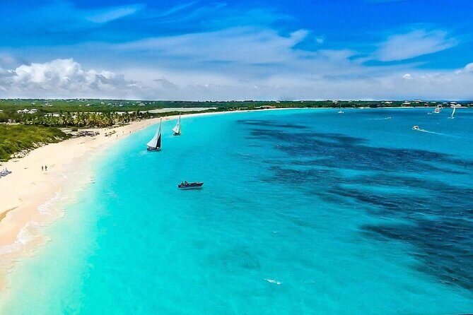 Full Day Anguilla Private Charter Tour - Rendezvous Bay: Your First Big Swim Stop in Clear Water