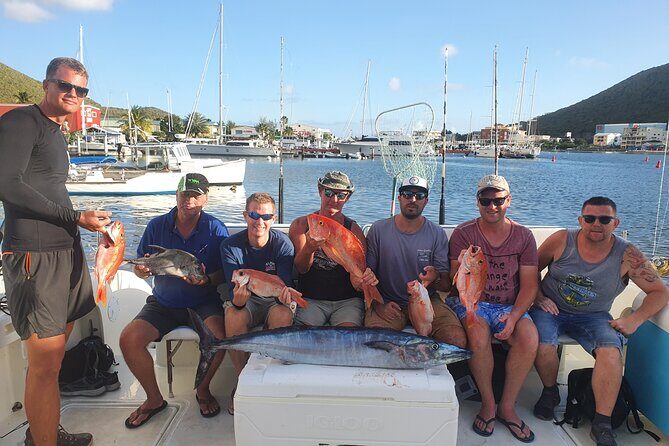 Full-Day Deep Sea Fishing Adventure in Sint Maarten - Surface trolling, then the big drop: how the fishing plan works