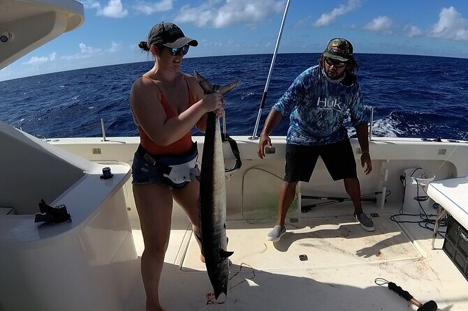 Full-Day Deep Sea Fishing Adventure in Sint Maarten - The catamaran setup: comfort and safety aren’t afterthoughts