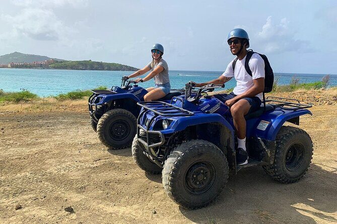 Guided ATV/QUAD Tour of Sint Maarten/St. Martin - Stop 1: Orient Bay Beach for photos, restrooms, and a breather