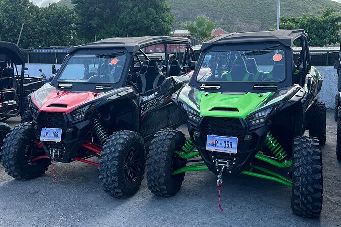 Guided UTV/ Side by Side Tour of Sint Maarten/ St. Martin - The In-Between Stops: Scenic Roads Plus 15–20 Minute Breaks