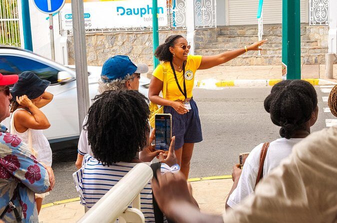 Historical Guided Walking Tour of Marigot by ISLAND FRIEND - Finishing on Rue de la République: the “what are those buildings?” moment
