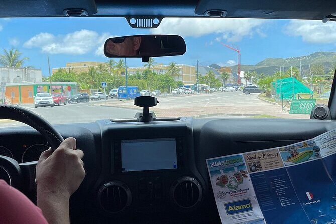 Jeep Wrangler Rental in St Maarten - Your map plus local intel: using the island info the right way