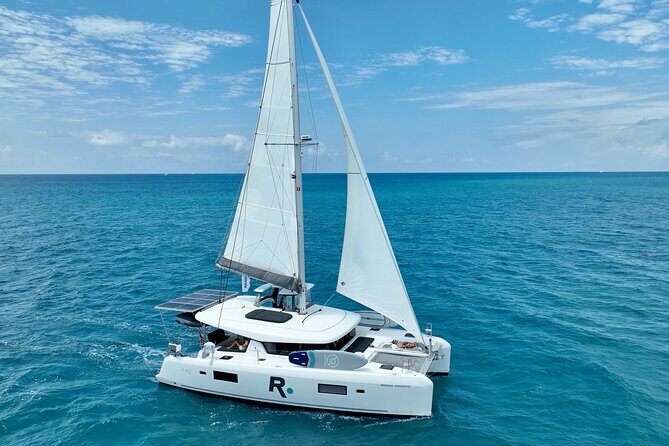 Luxury Catamaran Private Day Sail from St. Maarten to Anguilla - Teak Deck Comfort and a Crew That Sets the Tone
