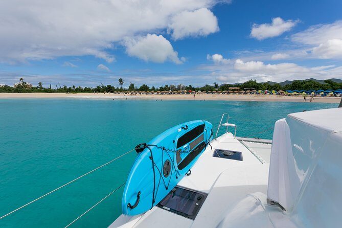 Luxury Private Full-Day Catamaran Charter in St Maarten & Saint-Martin - Onboard comfort: shade, bathrooms, and a boat built for real life