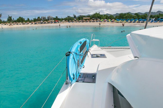 Luxury Private Full-Day Catamaran Charter in St Maarten & Saint-Martin - The crew: Captain Ben, Alois, Georgia, and the chef-cook factor