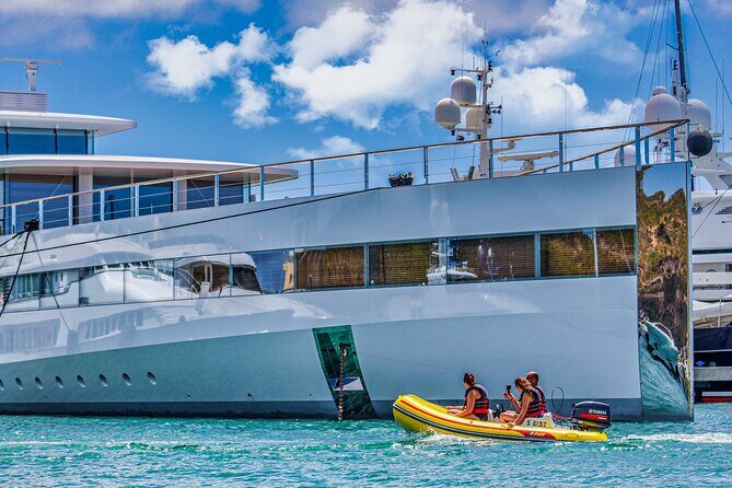 Mini-Speed Boat 3 Hour Snorkeling Adventure - Simpson Bay Lagoon at Speed: Yacht Views and Lots of Water Traffic