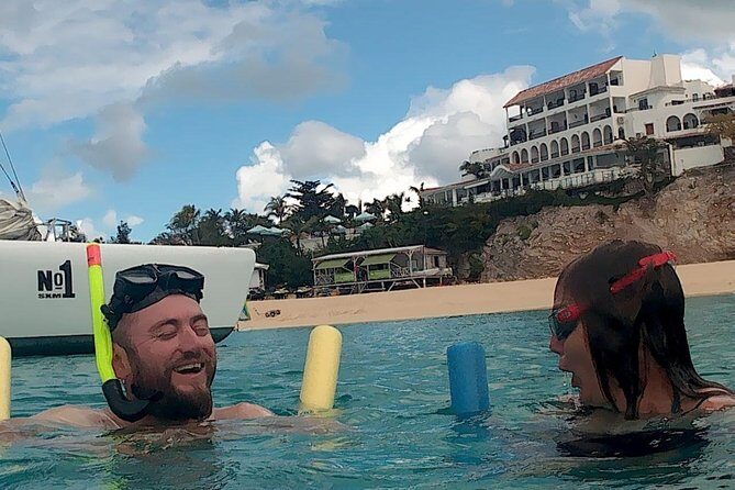 No1SXM Day Sailing Experience in St. Maarten - Food and drinks on board: rum punch, sandwiches, and fruit that actually helps