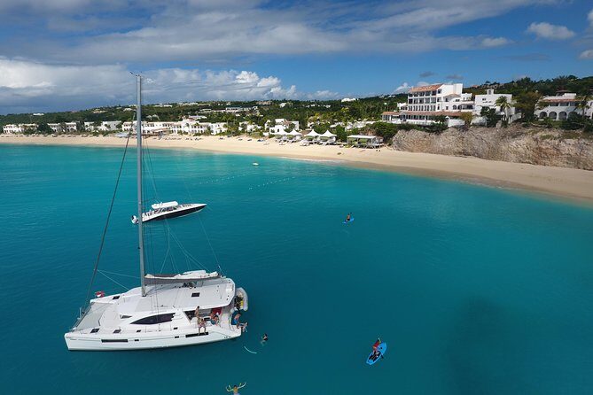 Nude Naturist Catamaran Boat Luxury Charter in St Maarten - Getting on board at 8:30am from Bobby’s Marina