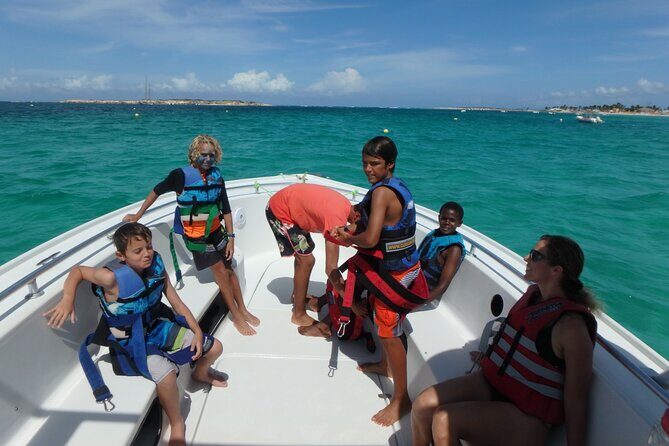 Parasailing Orient Bay Beach Sint Maarten - The jet ski transfer: fun, not your favorite part, and sometimes choppy