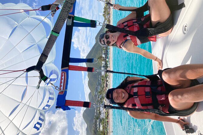 Parasailing Orient Bay Beach Sint Maarten - Photos, WhatsApp, and what you should do with your phone