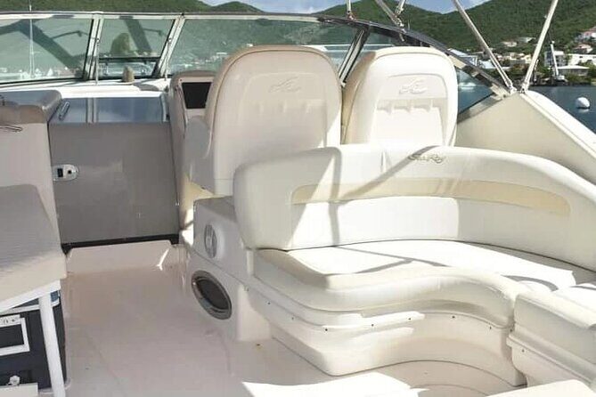 Sea Ray Sundancer Luxury Private Boat Charter - Getting to the meeting point (Cole Bay) and planning your timing