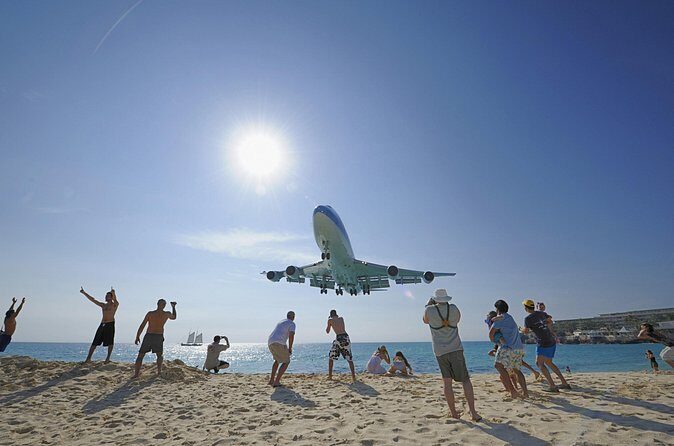 See the Planes Adventure to Orient Beach - Driver and Local Perspective on St. Maarten