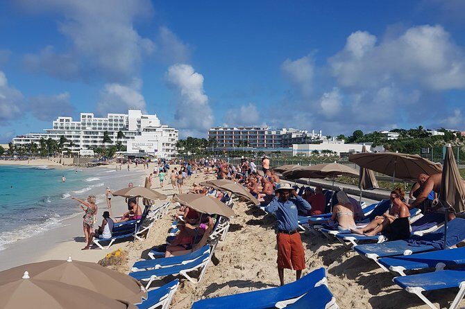 St.Maarten Beach Hopping Tour - Grand Case Beach: crystal water and a food-friendly break