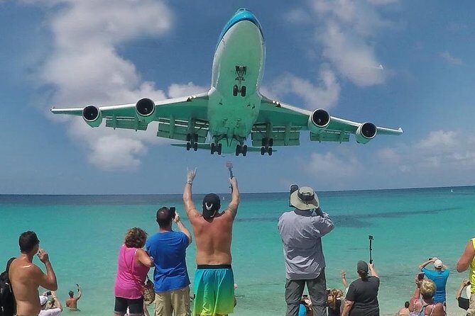 St Maarten Beach hopping tour (Oreint beach and Maho beach combo) - Stop 2: Maho Beach (about 1.5 hours) for planes up close and guava berry colada