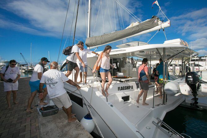 St Maarten Luxury Catamaran Full-Day Group Charter - Crew names you might meet, and what they do well