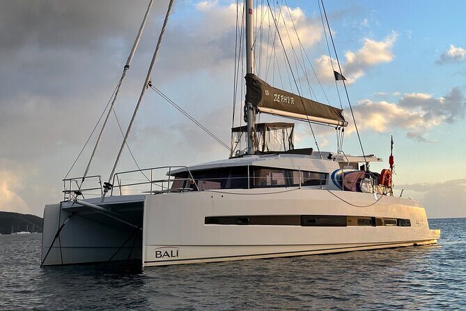 St Martin Gd-Case: Private day in all inclusive catamaran - Entering the day: Zephyr’s comfort makes everything feel calmer