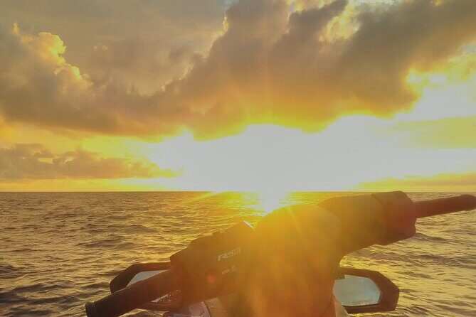 St Martin Jet Ski Sunset Cruise - Champagne at sea: romantic, but plan for the rules