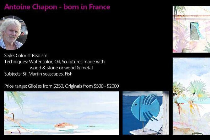 St.Martin - St.Maarten: Small Group, Visit Our Artists, Art Tour - Meet the Artists, Not Just the Artwork