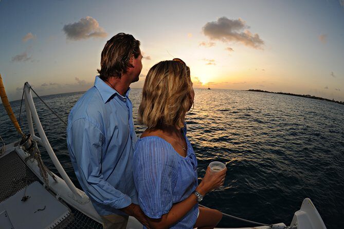 St. Martin Sunset Sail - The 1.5-Hour Cruise: Snacks, Rum Punch, and Music Toward Long Bay