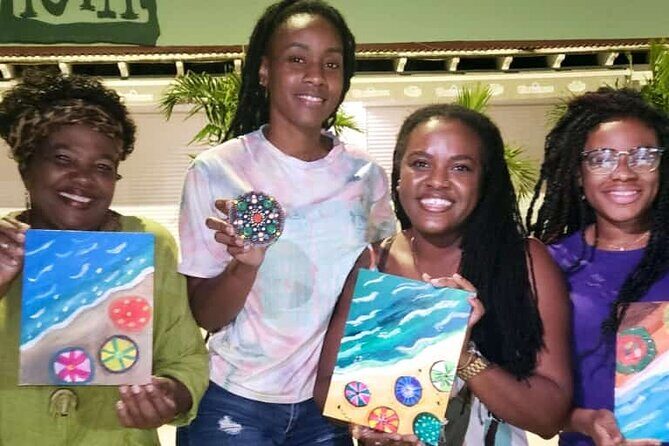 Sunset Painting Class on the Beach from Philipsburg, Sint Maarten - Practical tips to make your sunset painting smoother