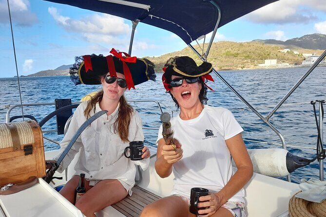 The Soul Of Pirates Boat Trip Adventure Caribbean Charter Morning / Sunset SXM - Food, open bar, and comfort on a small sailboat